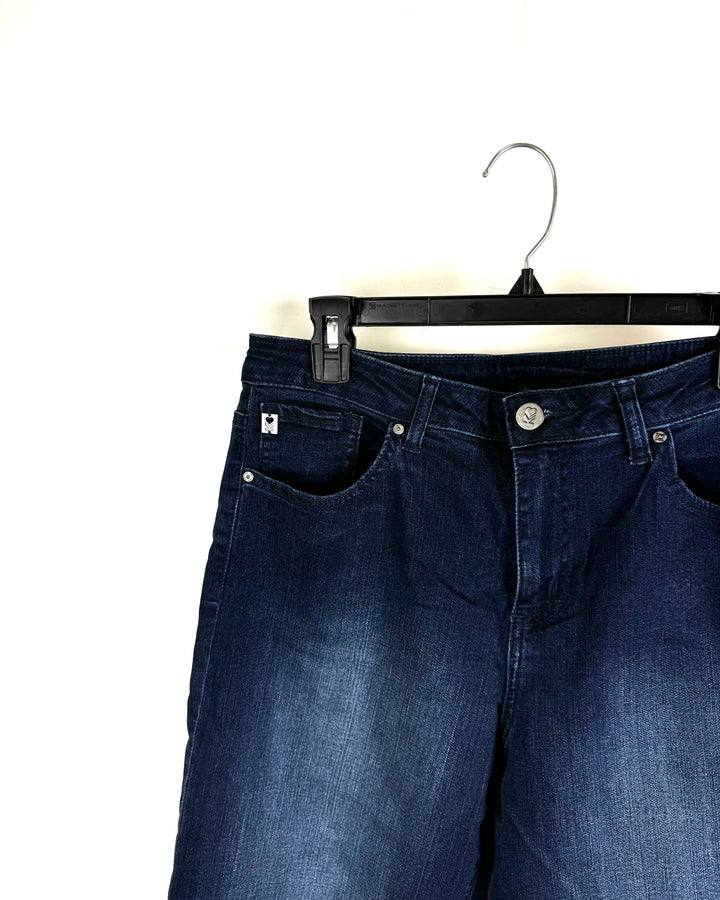 Indigo Blue Wide Leg Jeans - Size 12
