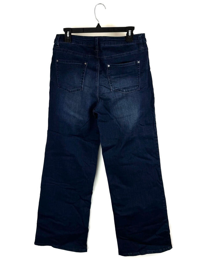 Indigo Blue Wide Leg Jeans - Size 12