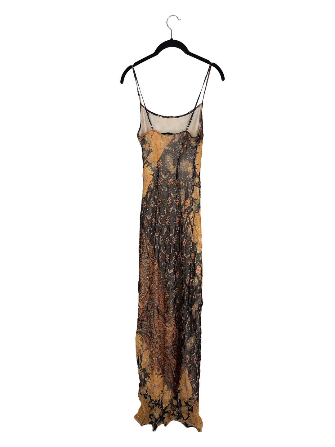 Fall Paisley and Sunflower Slip Dress - size 0/2 and 2/4