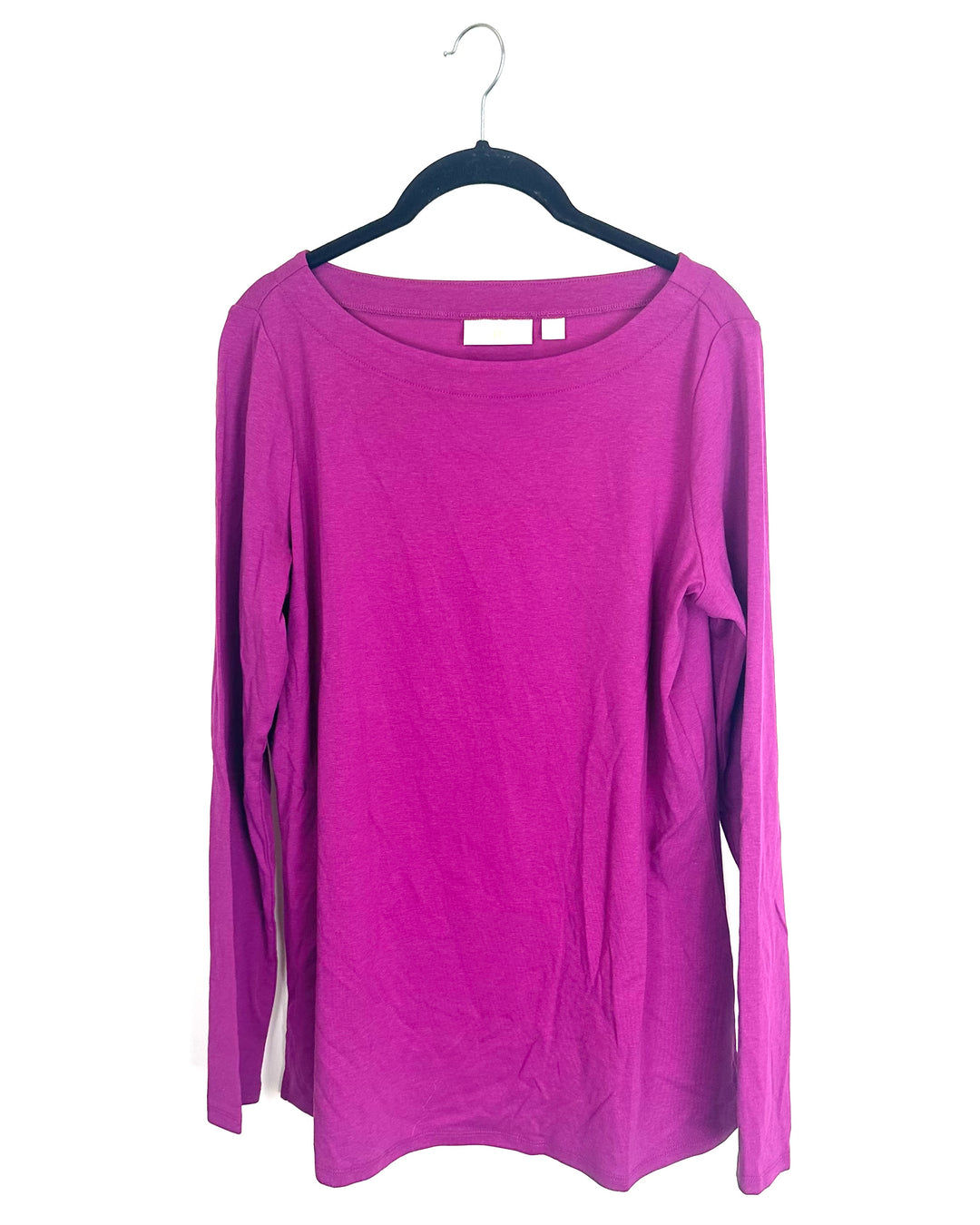 Plum Purple Boatneck Top - Size 6/8