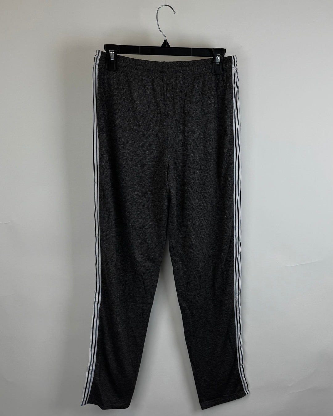 Gray Textured Lounge Pants - Small