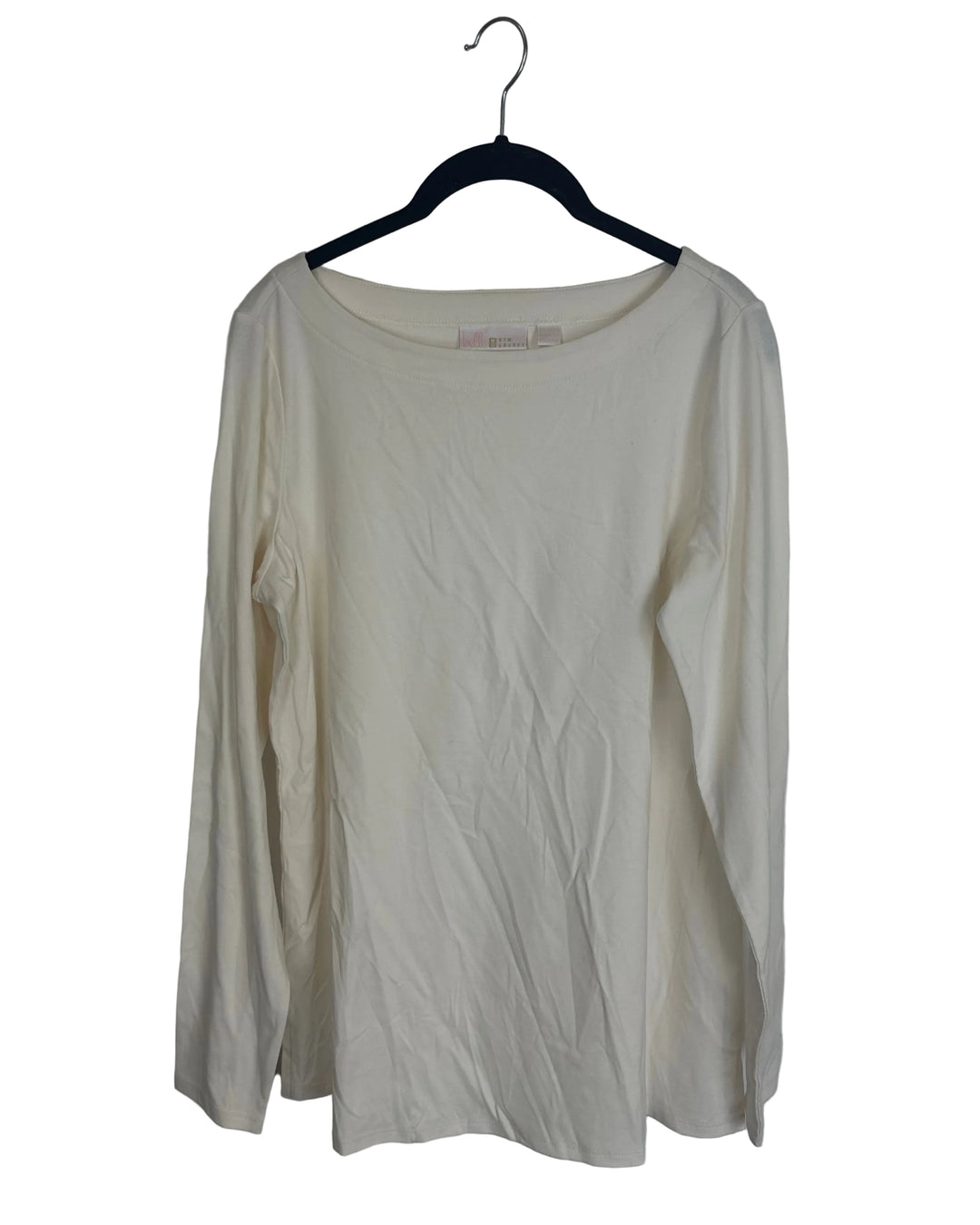 Oat White Boatneck Top - Size 6/8