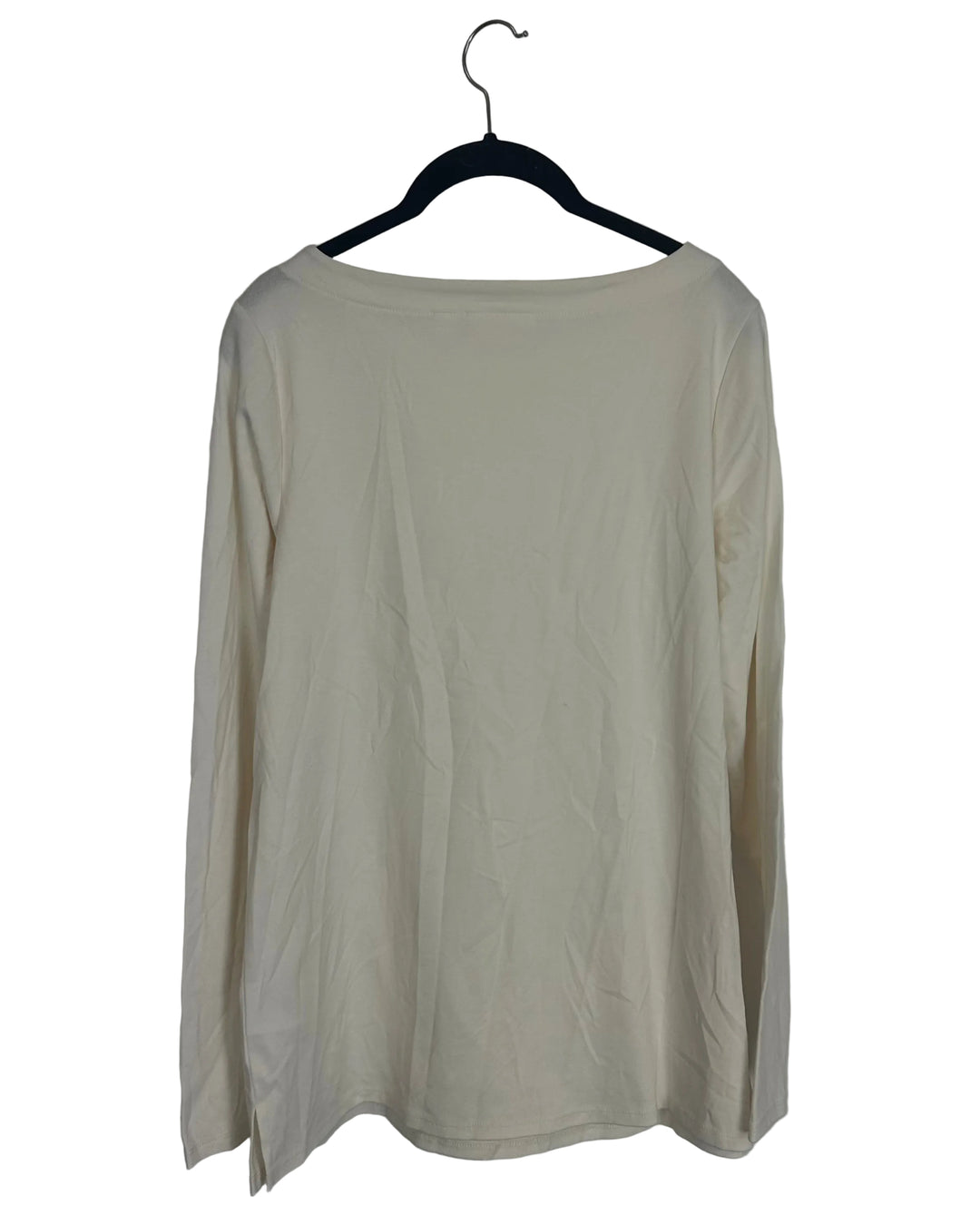 Oat White Boatneck Top - Size 6/8