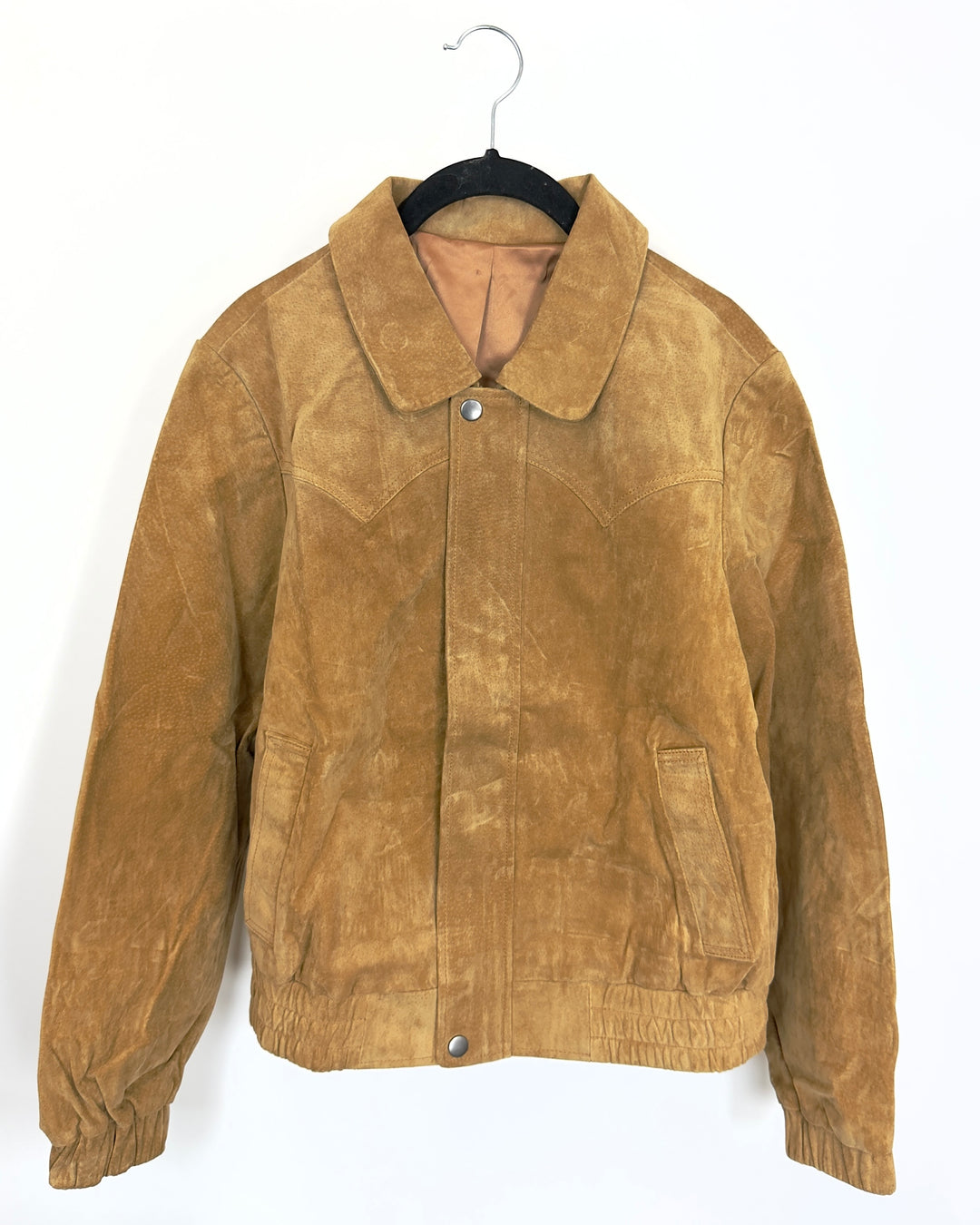 Walnut Brown Suede Jacket - Size 0/2
