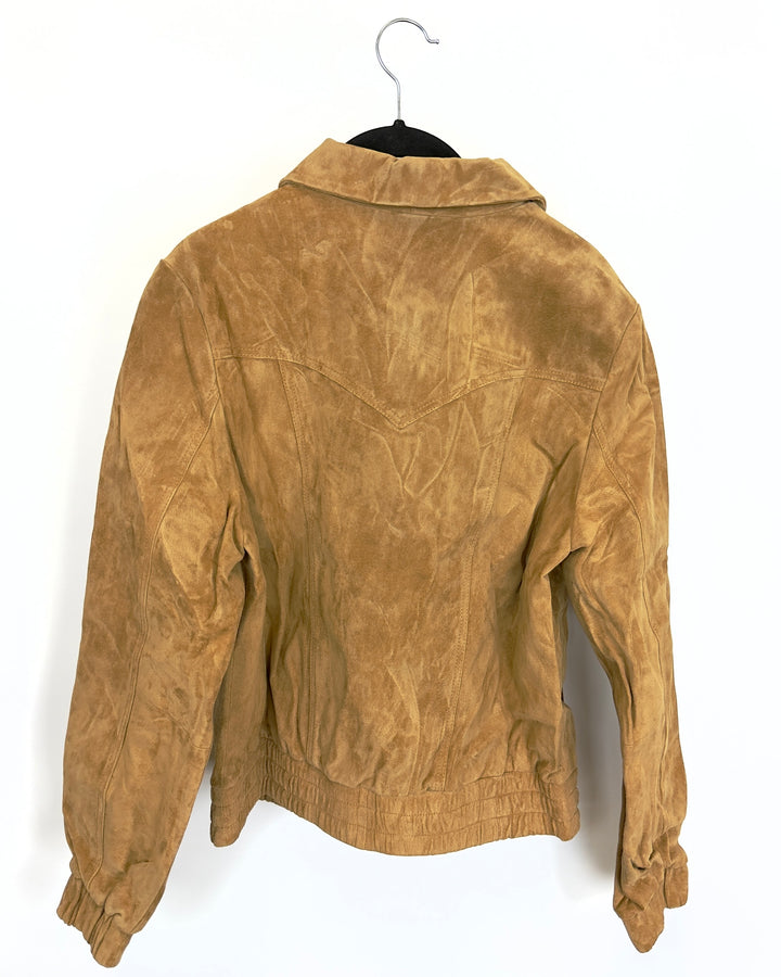 Cinnamon Brown Suede Jacket - Size 0/2