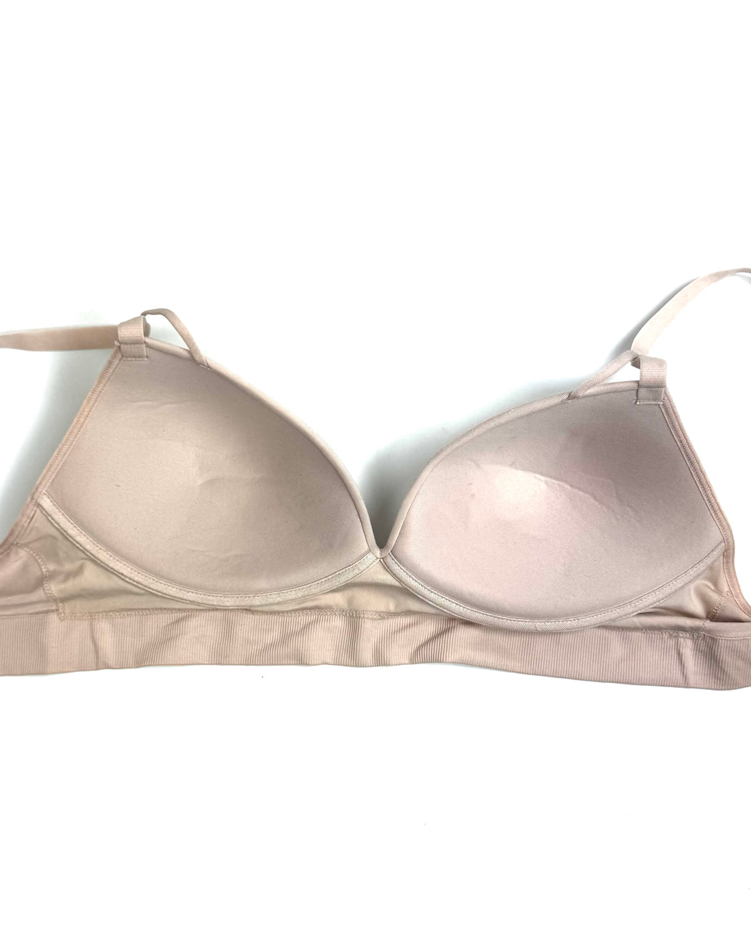 Blush Pink Seamless Bra with Full Cups- Small