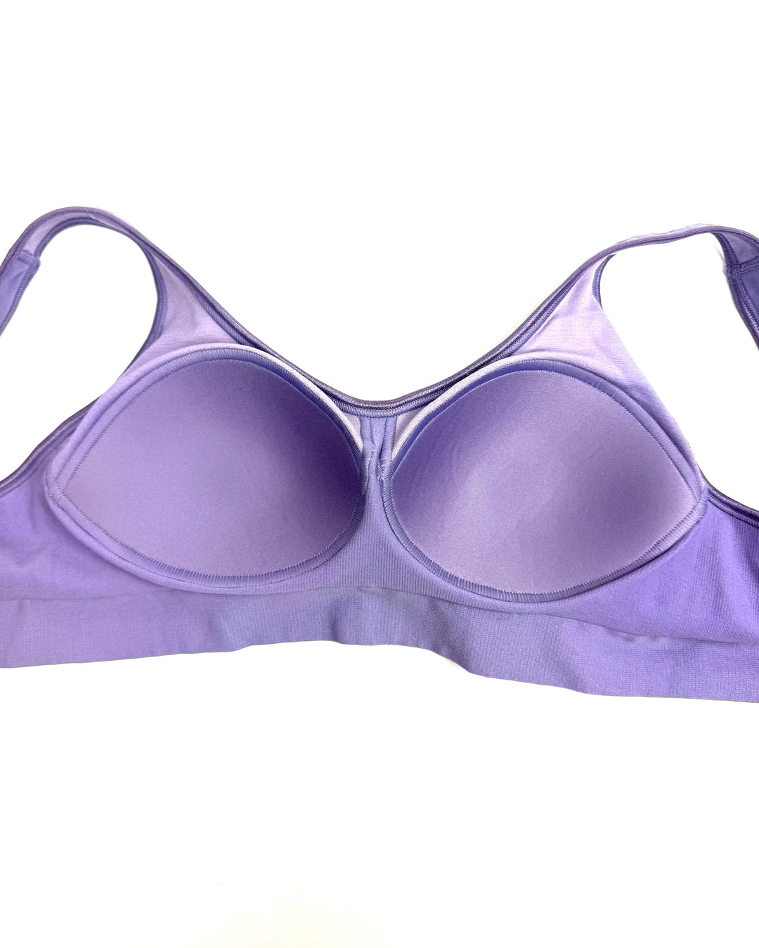 Lavender Dot Comfort Bra with Cups - Small