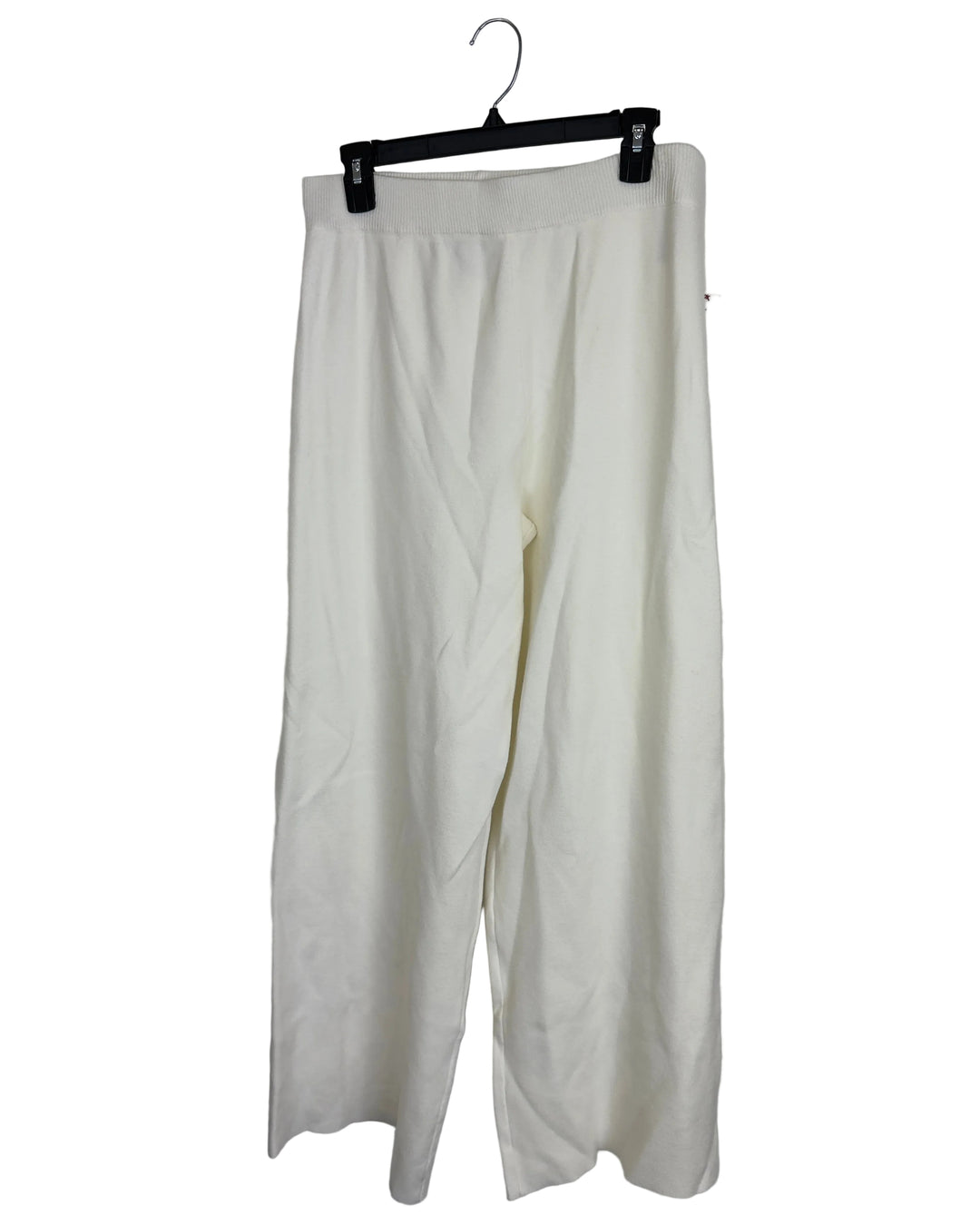 Ivory Wide Leg Cozy Pants - Size 6/8