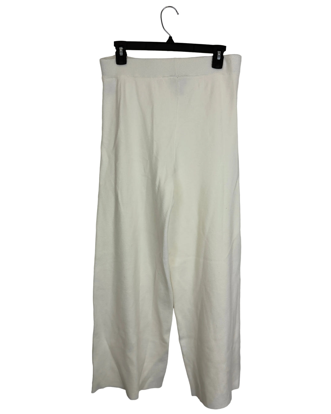 Ivory Wide Leg Cozy Pants - Size 6/8