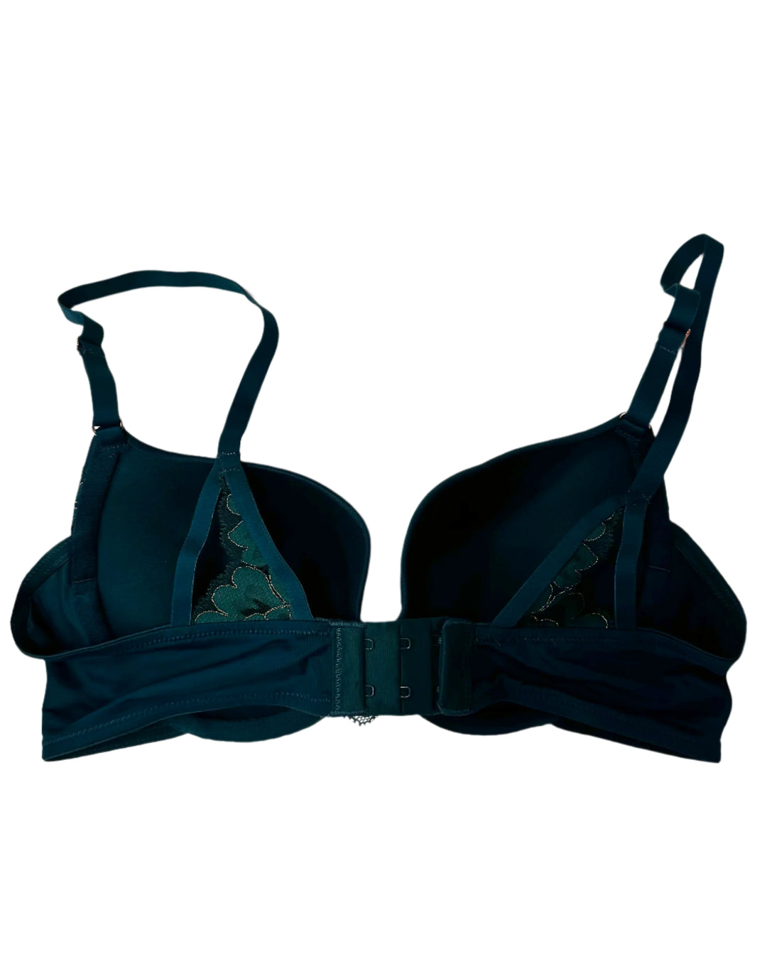 Green and Gold Push Up Bra - 34B