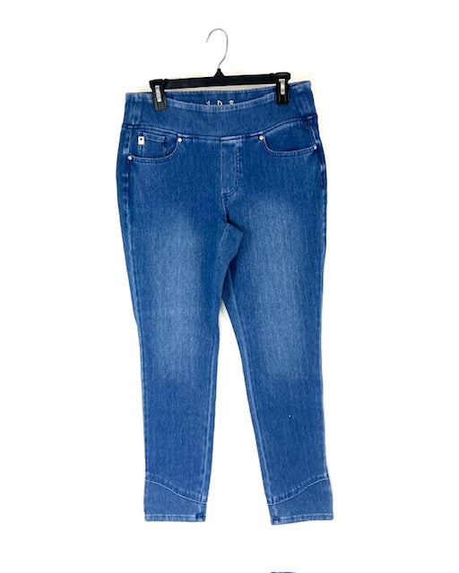 Light Wash Trim Detail Jeans - Size 12