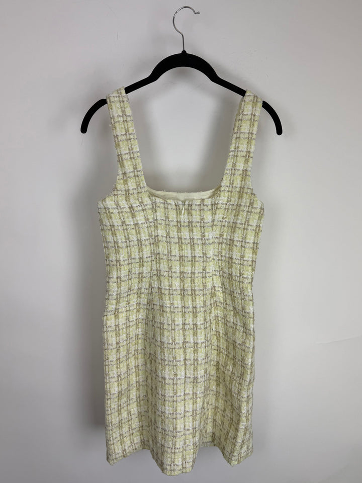 Yellow Tweed Dress - Size 0 and 4