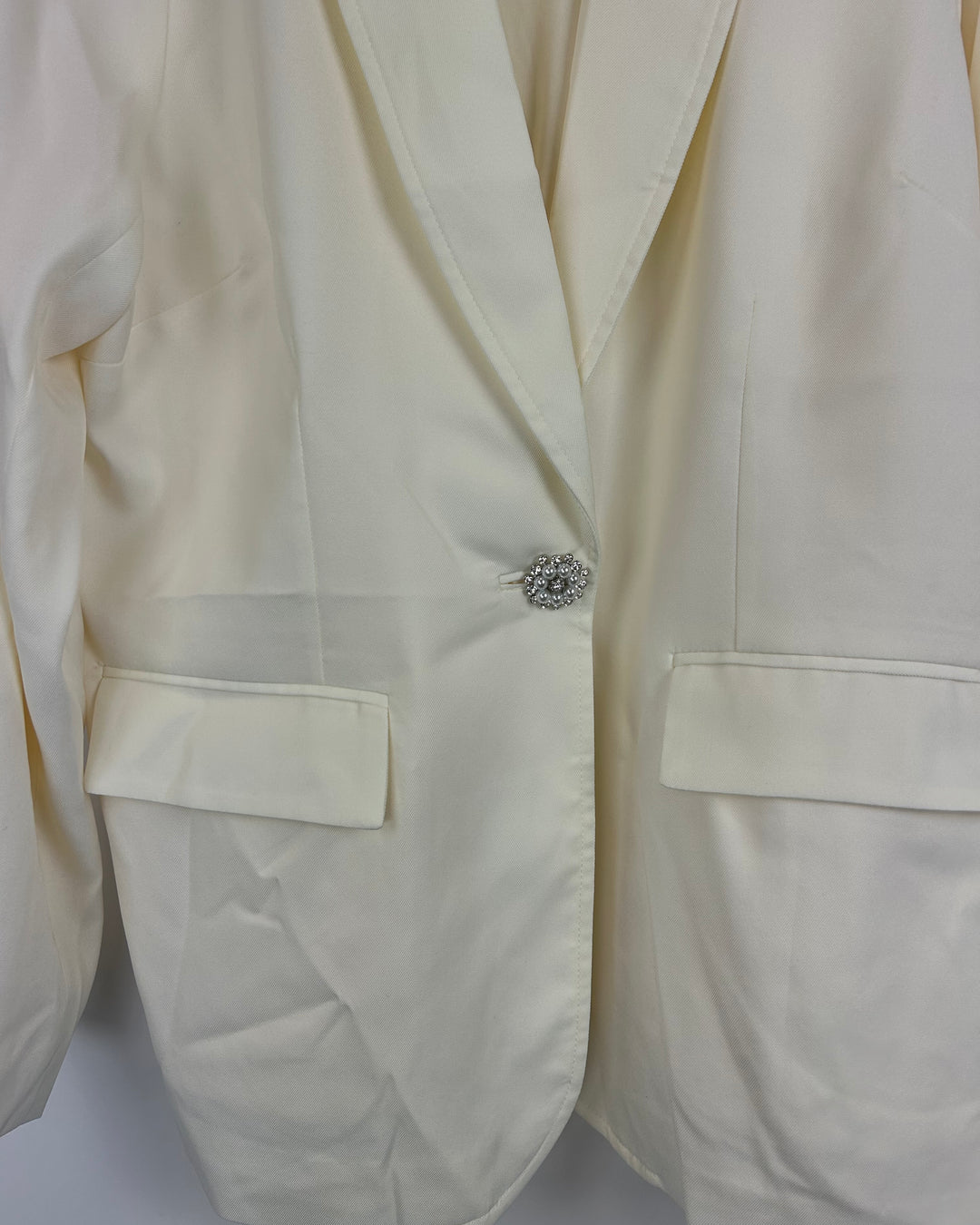 Off White Blazer Jacket - Size 14/16