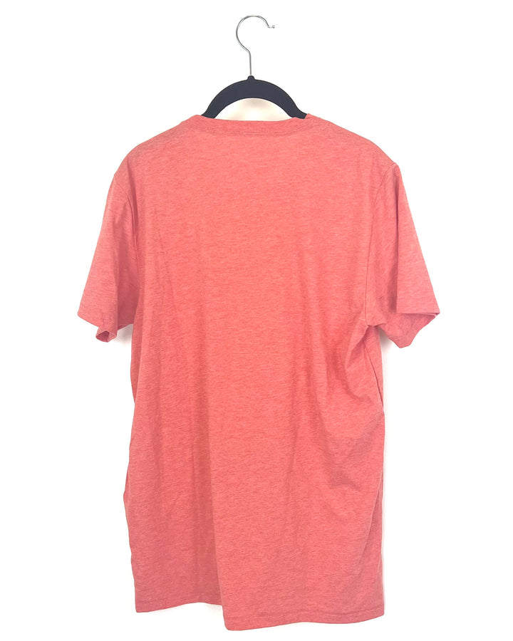 MENS Coral Short Sleeve Shirt - Slim Fit Medium