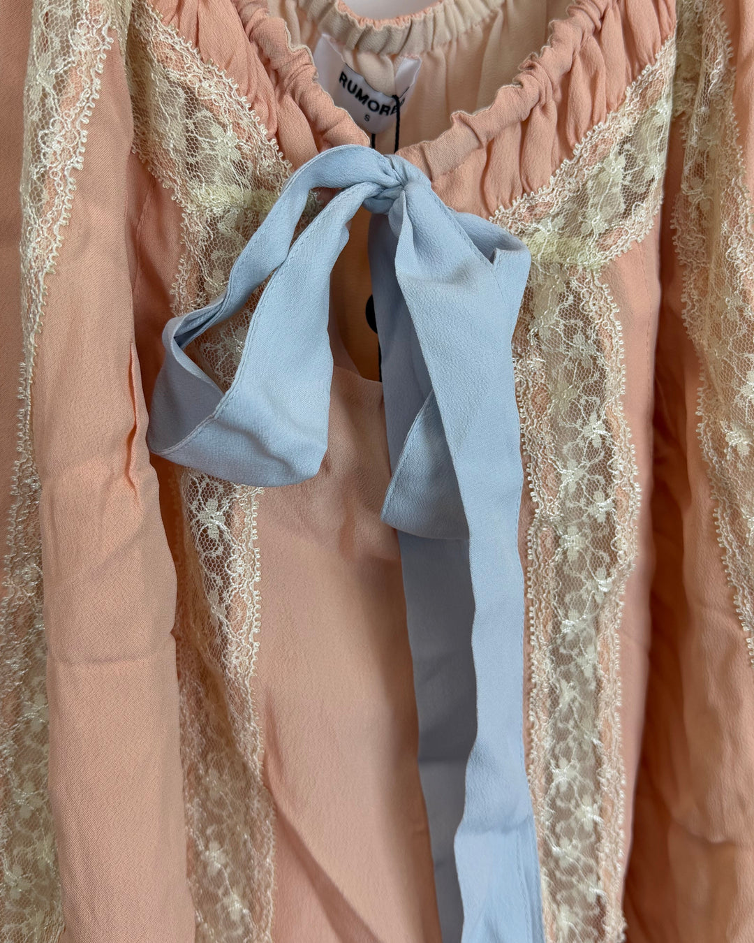 Peach Babydoll Mini Dress - Size 4/6