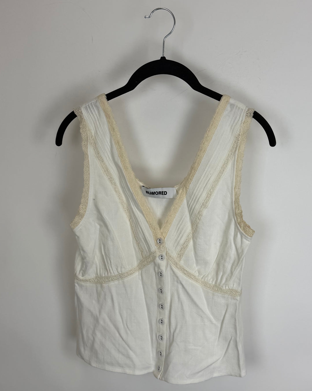 Ivory Cream Lace Top - Size 2/4