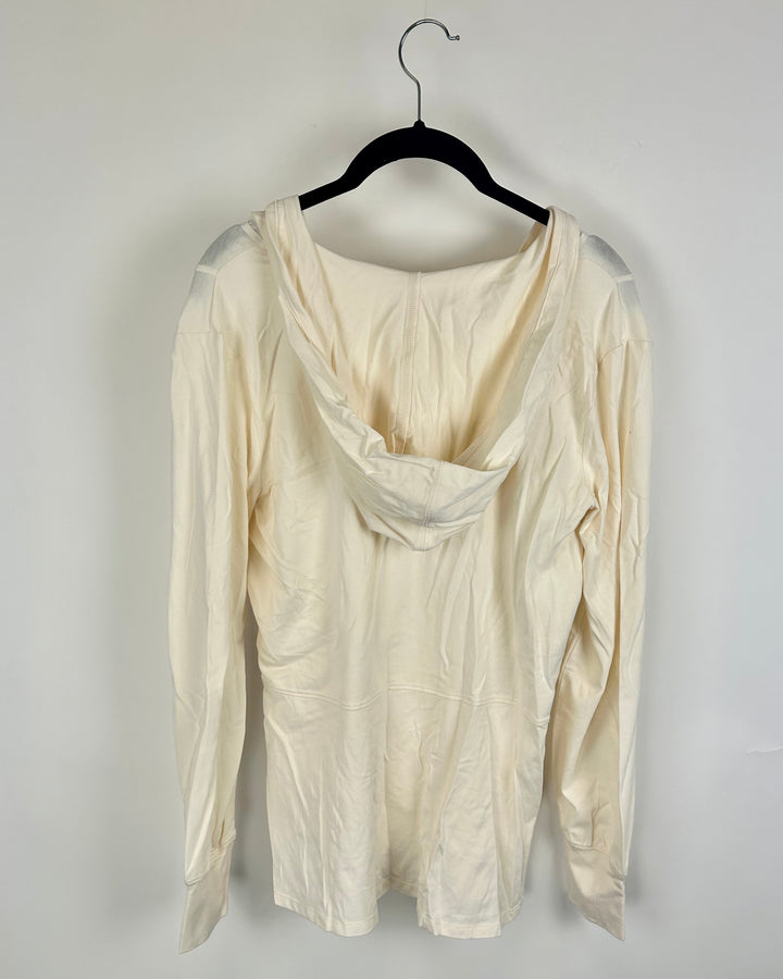 Cream Cloud Lightweight Hoodie- Size 4/6