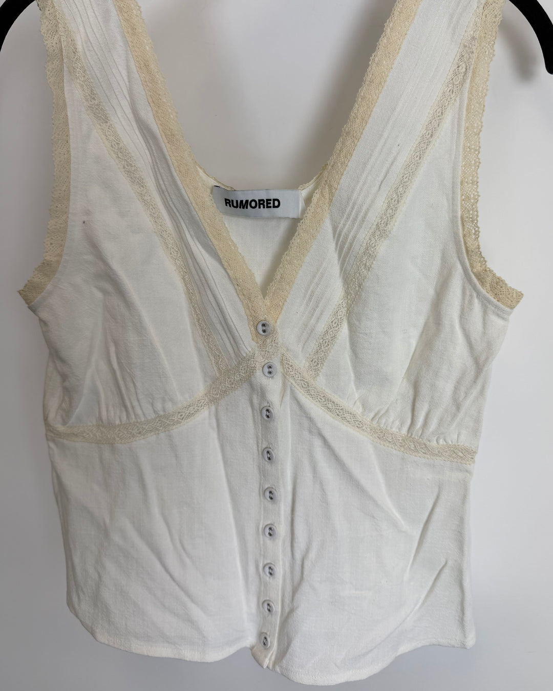 Ivory Cream Lace Top - Size 2/4