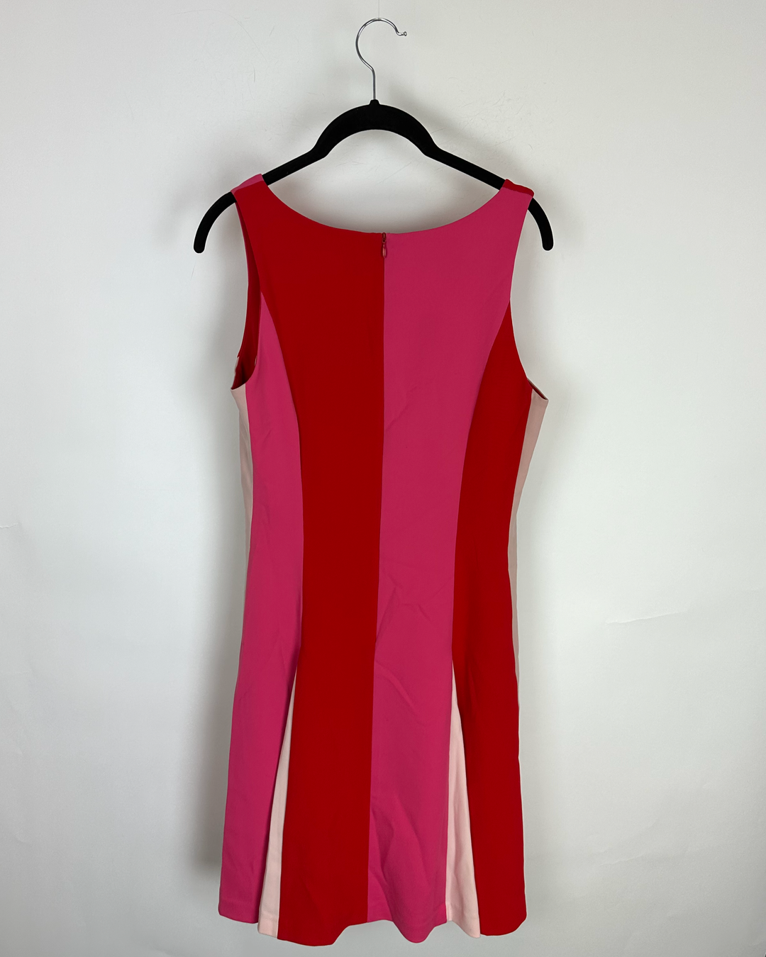Pink Striped Godet Dress - Size 6/8