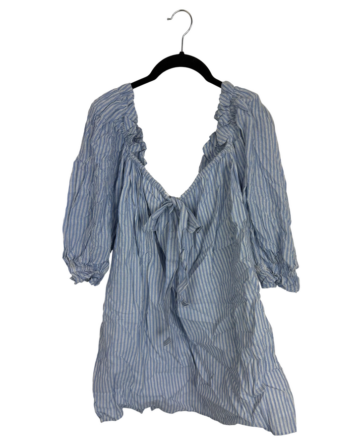 Sky Blue Striped Dress - Size 0/2 and 2/4