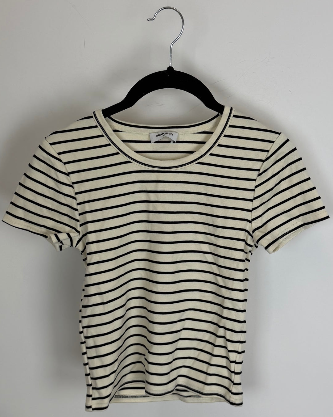 Black and White Striped Top - Size 0/2