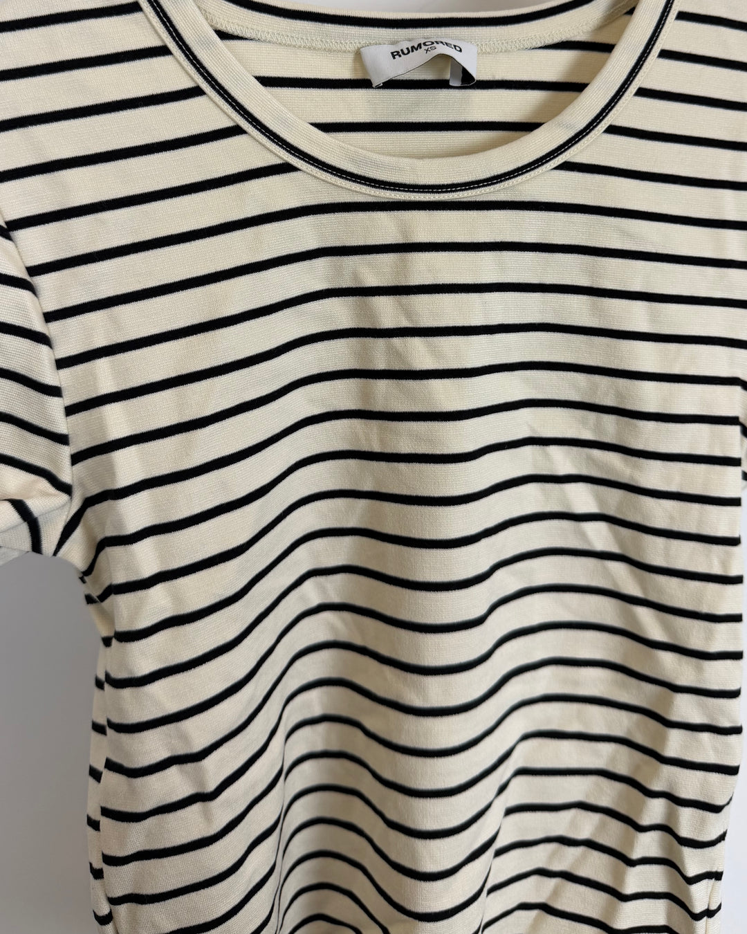 Black and White Striped Top - Size 0/2