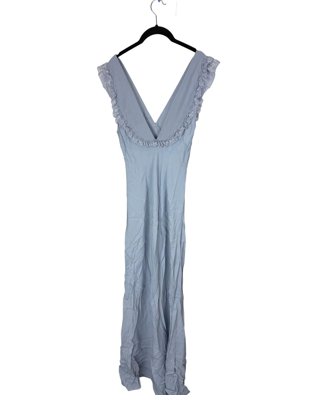 Pastel Blue Chiffon Dress - Size 2/4