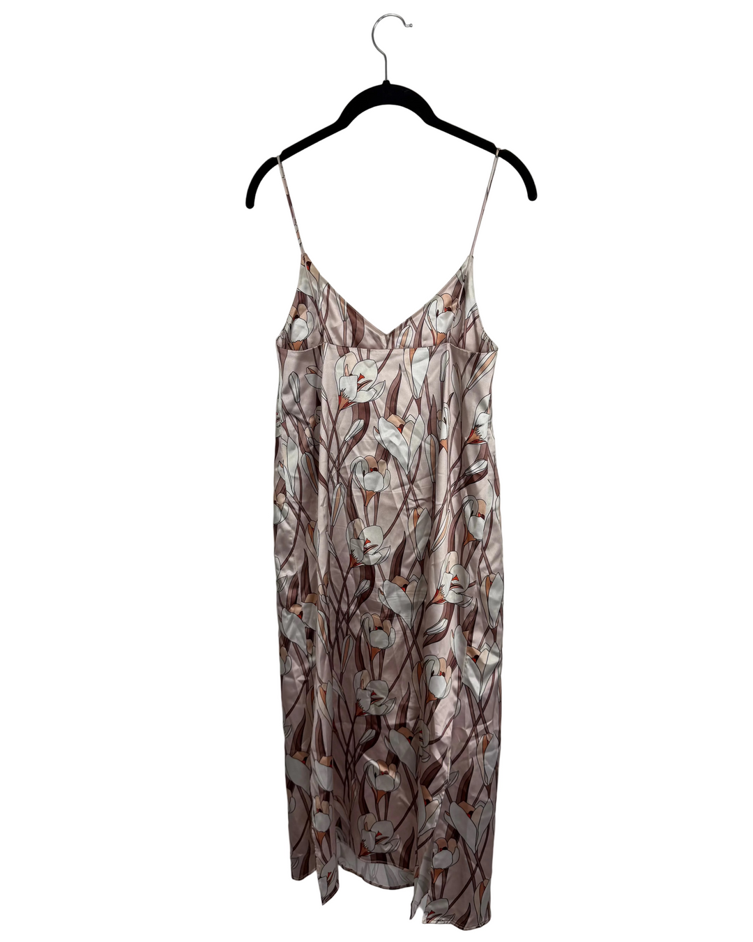 Blush Pink Floral Dress - Size 4/6