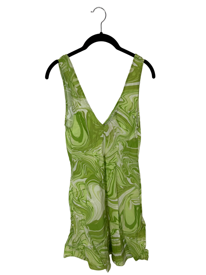 Green Swirl Dress - Size 00/0 and 2/4