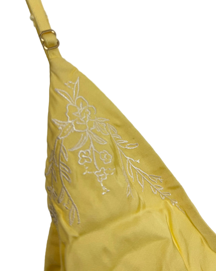 Sun Yellow Cami Tie Blouse - Size 2/4