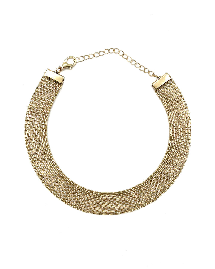 Gold Chain Choker Necklace