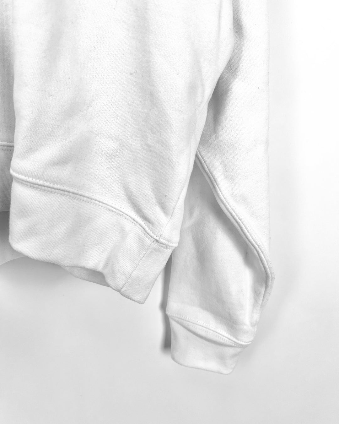 White Logo Hoodie - Small