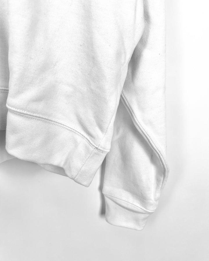 White Logo Hoodie - Small