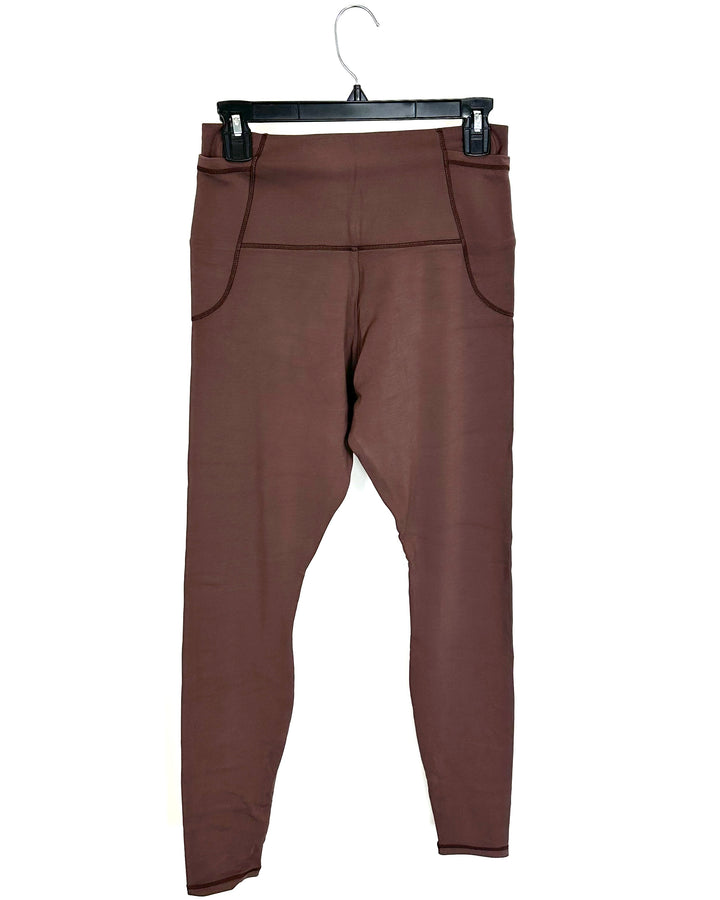 Chocolate Brown Leggings - Size 4/6