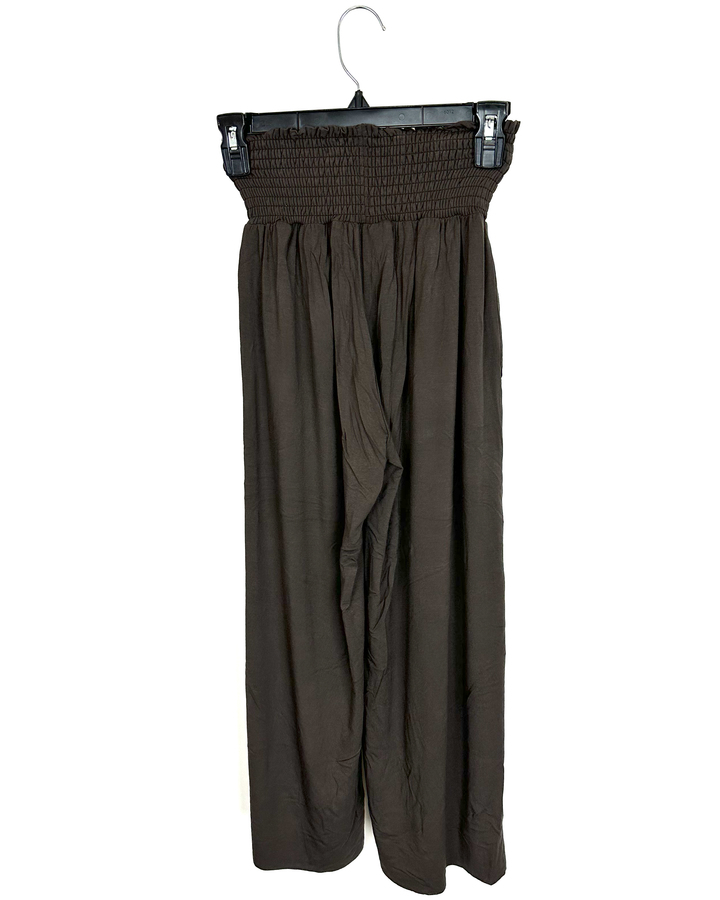 Brown Flowy Pants - Size 0/2