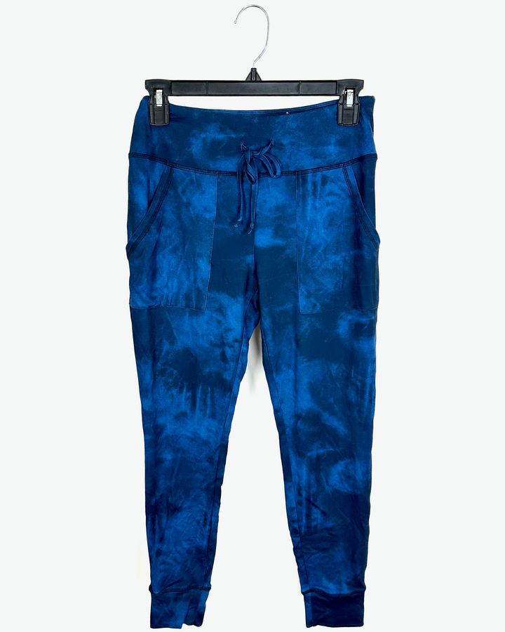 Navy Tie Dye Joggers - Size 2