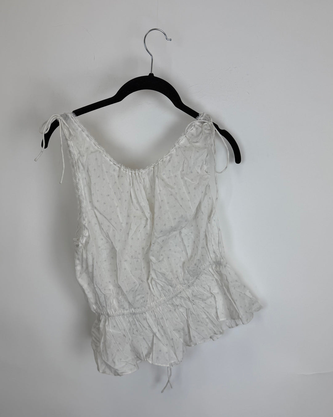 White Button Down Ties tank - 4/6