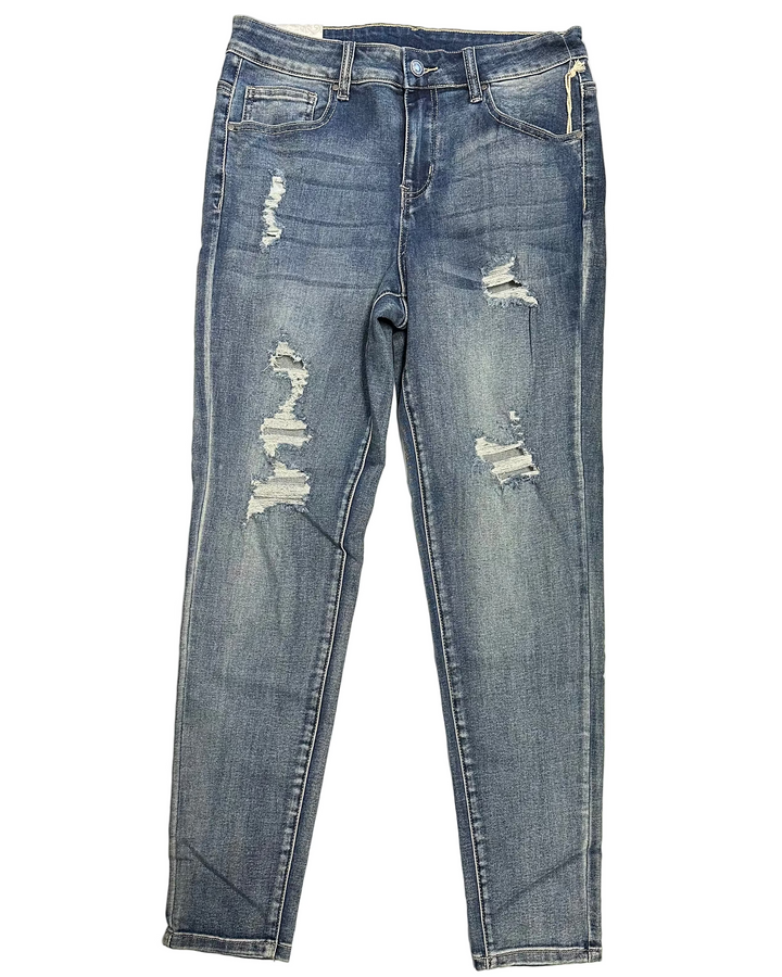 Medium Wash Greencast Skinny Jeans - Size 12