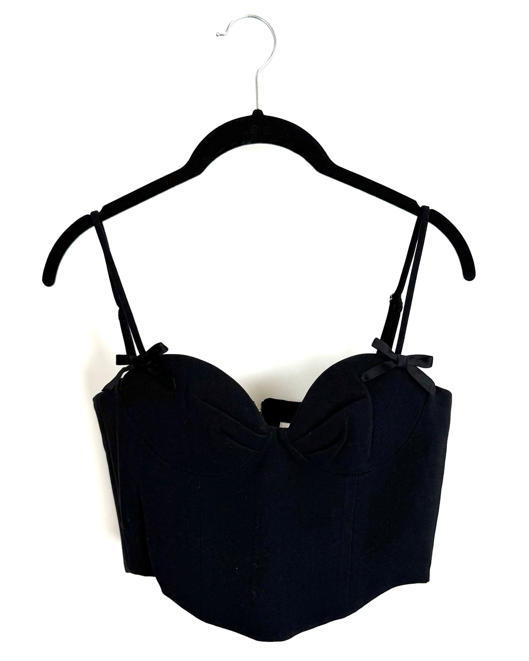 Black Bow Detailed Corset - Size 0/2