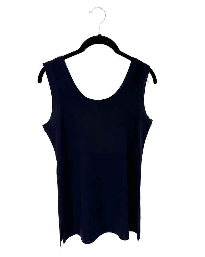 Black Knit Tank Top - Size 0