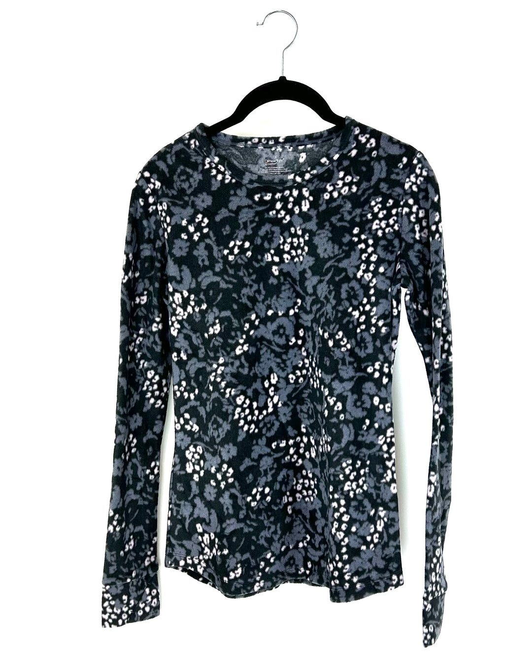 Leopard Long Sleeve Fleece Top - Size 4/6 and 6/8