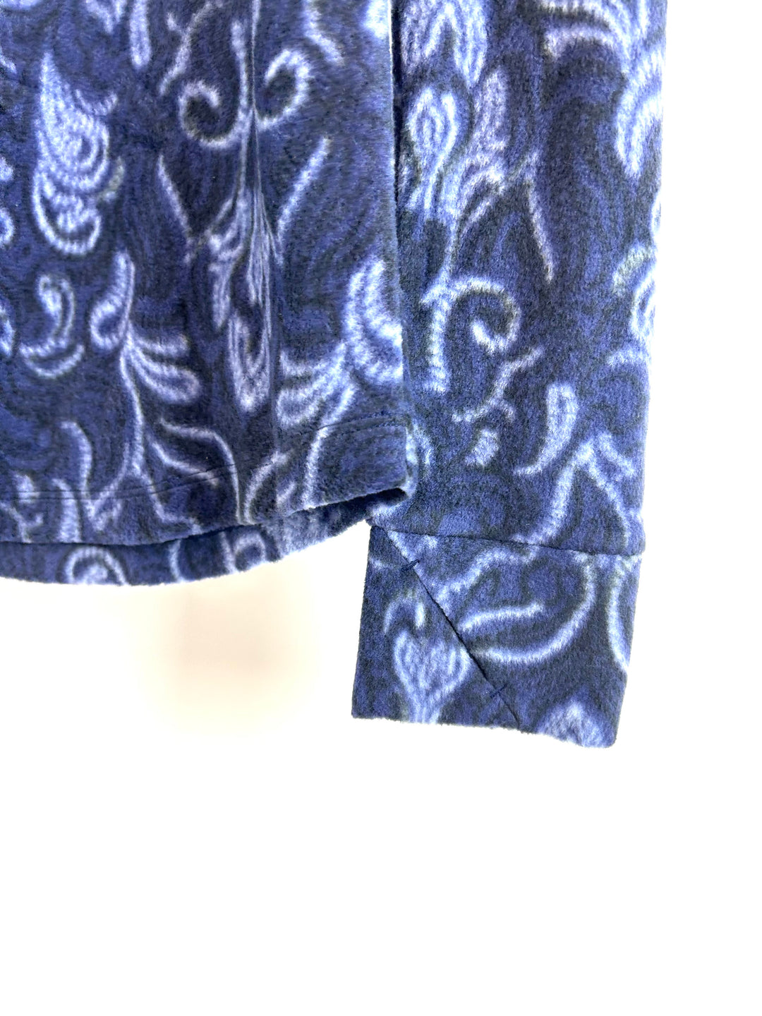 Indigo Long Sleeve Fleece Top - Size 4/6 and 6/8