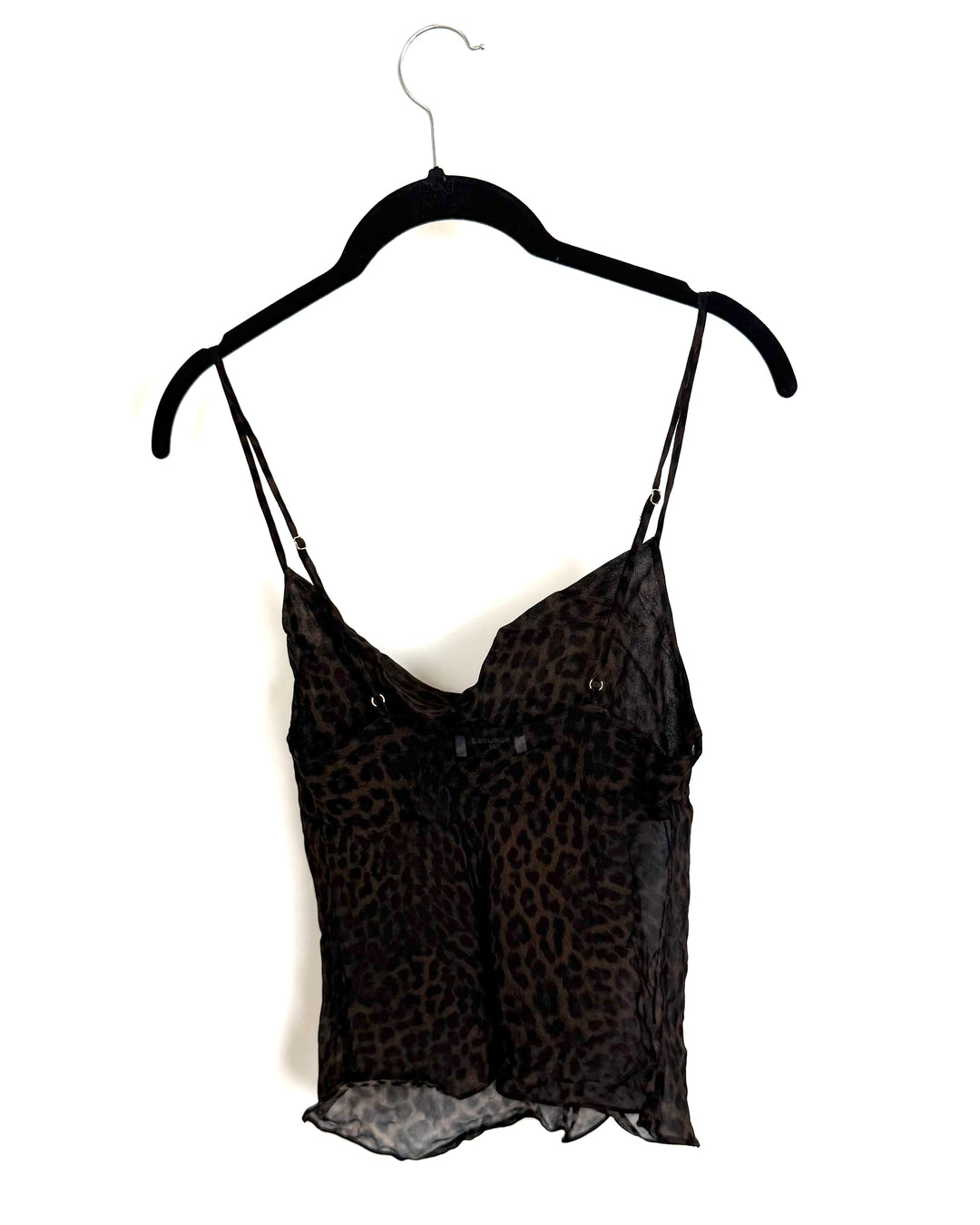 Espresso Leopard Print Camisole - Size 0/2