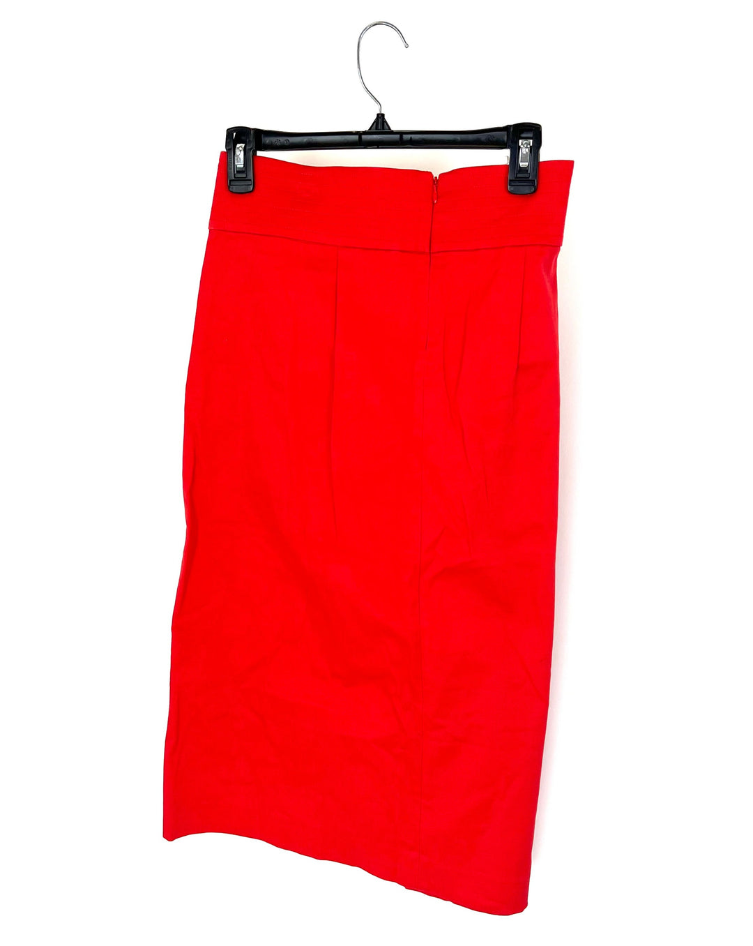 Red Structured Skirt - Size 14 and 16