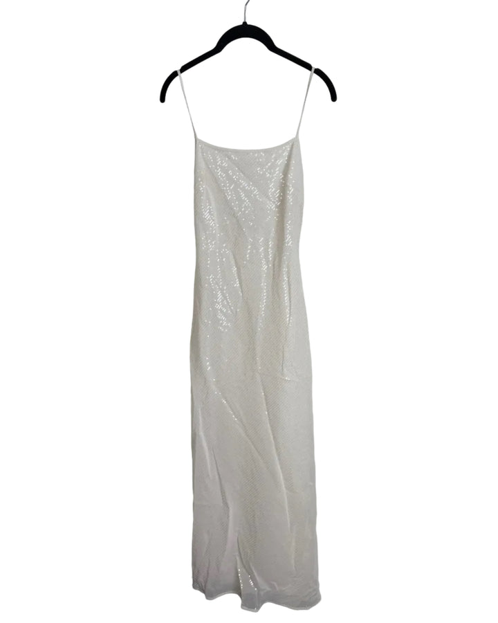 Vanilla Sequin Dress - Size 2/4