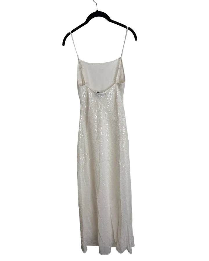 Vanilla Sequin Dress - Size 2/4