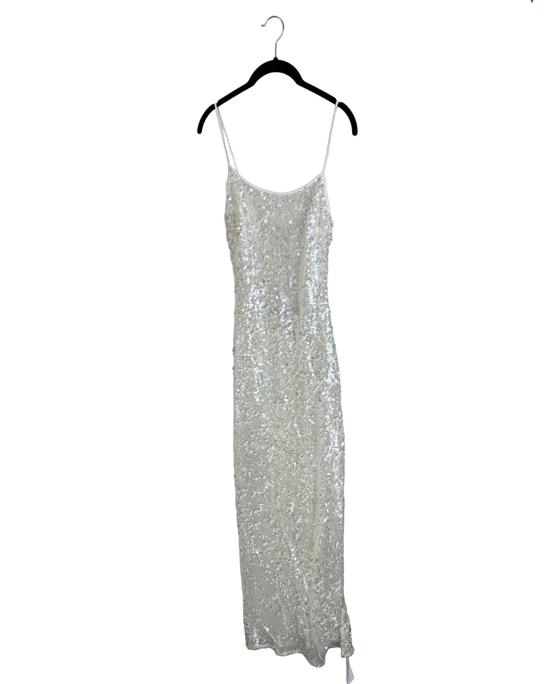 White Sequin Sleeveless Dress - 0/00, 2/4, 6/8, 10,12, 14/16
