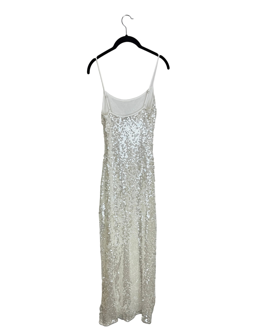 White Sequin Sleeveless Dress - 0/00, 2/4, 6/8, 10,12, 14/16