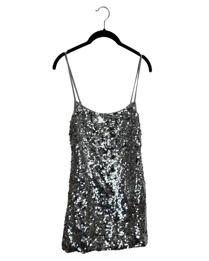 Silver Sequin Dress - Size 0/2 and 2/4