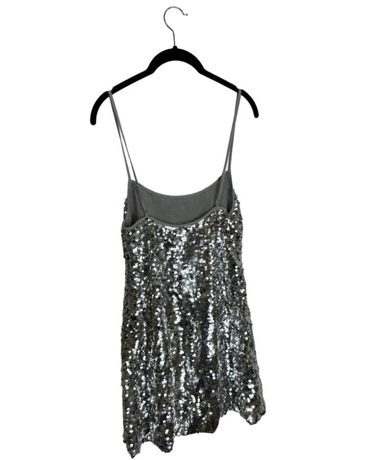 Silver Sequin Dress - Size 0/2 and 2/4